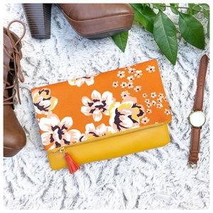 NWOT Rachel Pally Vegan Leather Reversible Clutch